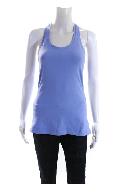 Lululemon Womens Powder Blue Scoop Neck Racerback Active Tank Top Size 2