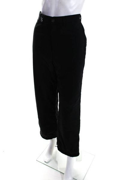 Bogner Womens Black Zip Pockets Zip Ankle Straight Leg Ski Pants Size 12