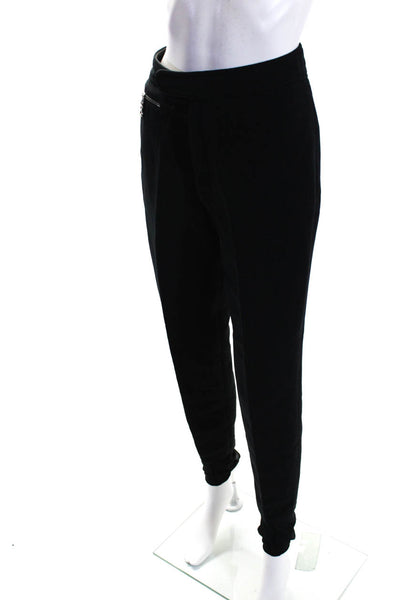 Bogner Womens Solid Black High Rise Skinny Leg Stirrup Ski Pants Size 12