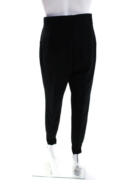 Bogner Womens Solid Black High Rise Skinny Leg Stirrup Ski Pants Size 12