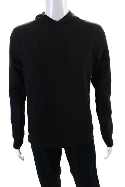 Lululemon Mens Neoprene Long Sleeve High Neck Pullover Hoodie Black Size M