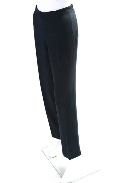 Lafayette 148 New York Womens Crepe Blazer Trousers Suit Midnight Blue Size XL