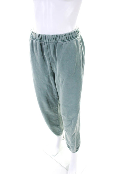 Wilfred Free Womens Cotton Fleece Tapered Leg Sweatpants Mint Green Size S