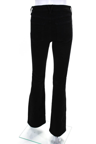 Veronica Beard Womens High Rise Skinny Flare Jeans Black Size 27