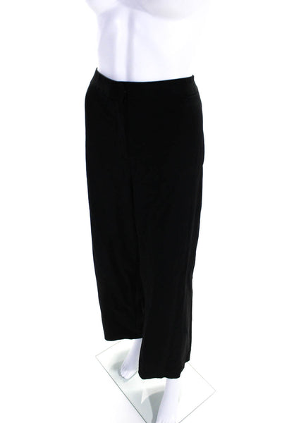 Lafayette 148 New York Womens High Waist Straight Leg Dress Pants Black Size 16