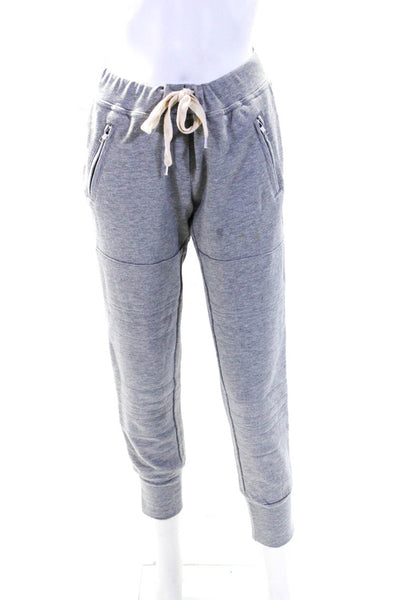 Sincerely Jules Womens Cotton Drawstring Jogger Pants Gray Size M