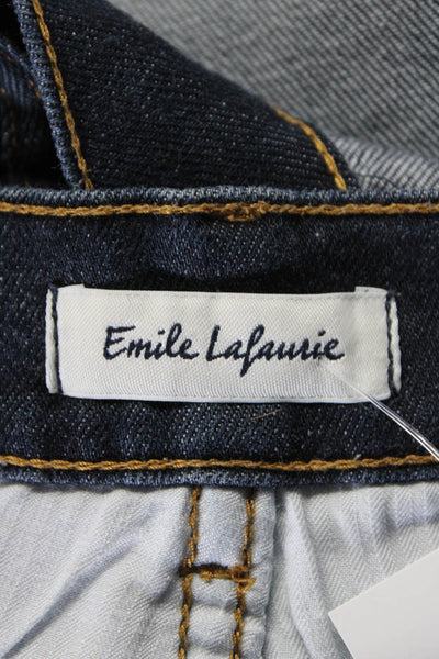 Emile Lafaurie Men's Button Closure Dark Wash Straight Leg Jean Pant Size 44