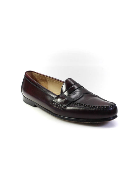 Cole Haan Mens Slip On Round Toe Loafers Brown Leather Size 16D