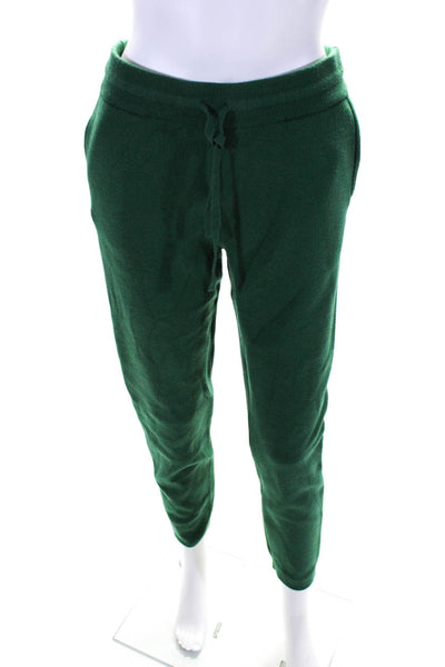 Monrow Women's Drawstring Waist Tapered Leg Jogger Pant Green Size XS