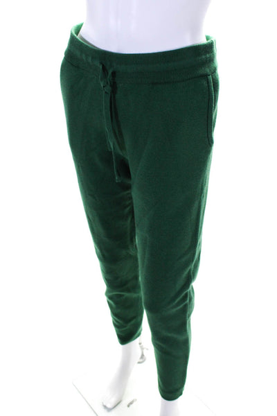 Monrow Women's Drawstring Waist Tapered Leg Jogger Pant Green Size XS