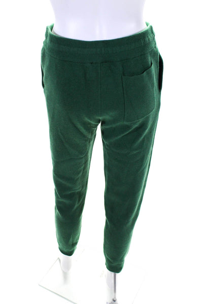 Monrow Women's Drawstring Waist Tapered Leg Jogger Pant Green Size XS