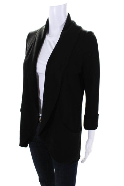 Wilfred Womens Long Sleeve Open Front Lightweight Jacket Black Size 0