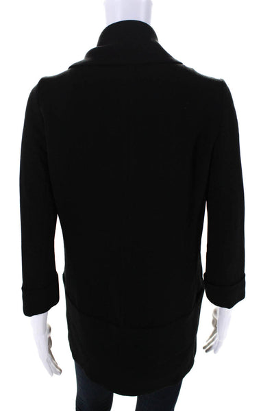 Wilfred Womens Long Sleeve Open Front Lightweight Jacket Black Size 0