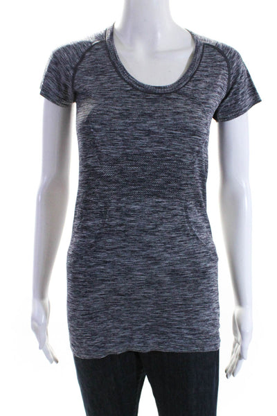 Lululemon Women's Round Neck Short Sleeves Basic T-Shirt Gray Size S