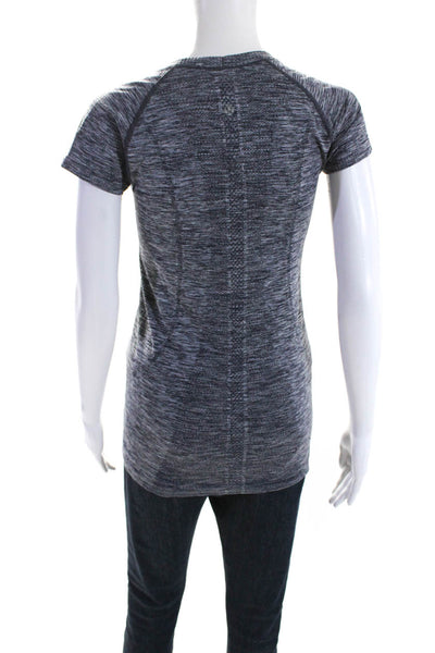 Lululemon Women's Round Neck Short Sleeves Basic T-Shirt Gray Size S