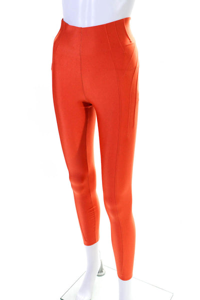 Nike Womens High Rise Leggings Sports Bra Set Orange Size Extra Small/Small