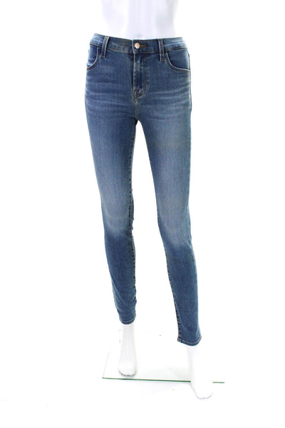 Rag & Bone Jean Womens Cotton Mid Rise Skinny Leg Ankle Jeans Navy Blue Size 25