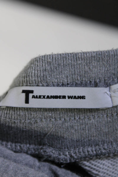 T Alexander Wang Womens Gray Drawstring Cuff Ankle Jogger Pants Size XS