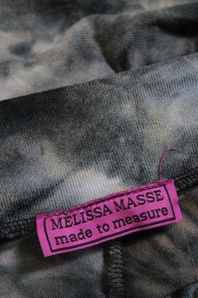 Melissa Masse Womens Tie Dye Elastic Waist Slip-On Jogger Pants Blue Size M