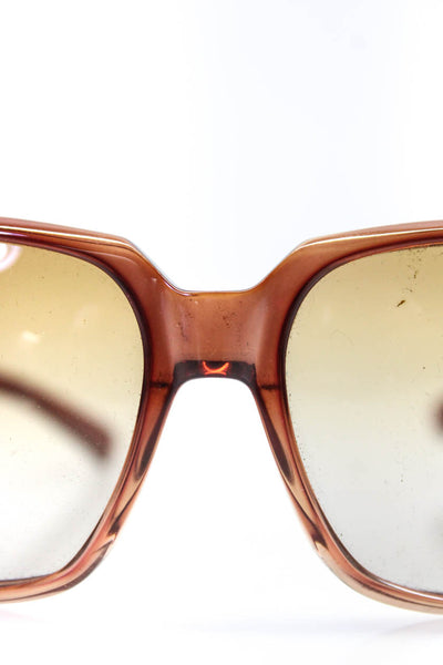 Marc Jacobs Womens Squared Colored Lens Sunglasses Brown 17 57 120