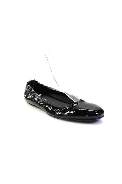 Donald J Pliner Womens Slip On Round Toe Ballet Flats Patent Leather Size 7.5M