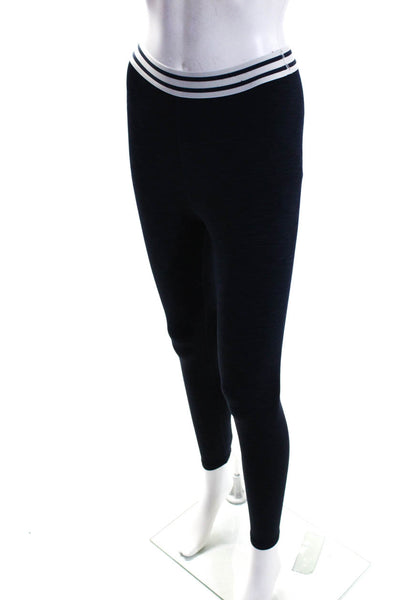 Splits 59 Women's Elastic Waist Full Length Legging Navy Blue Size M