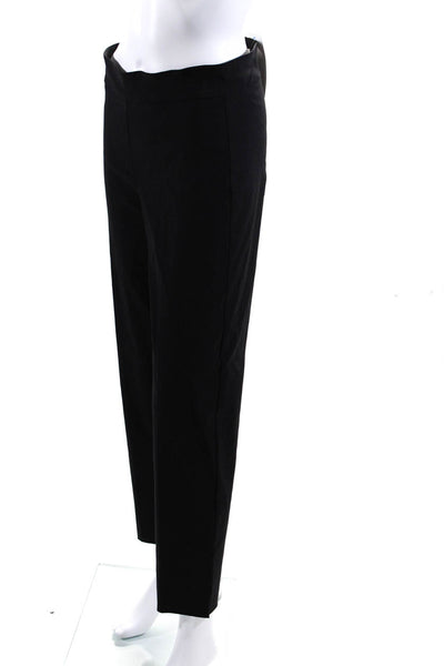 Avenue Montaigne Women's Pull-On Flat Front Straight Leg Dress Pant Black Size 2