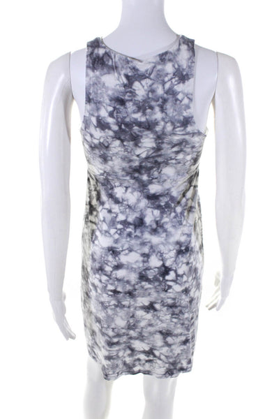 Athleta Womens Jersey Tie Dye Sleeveless Knee Length Tank Dress Gray Size XS