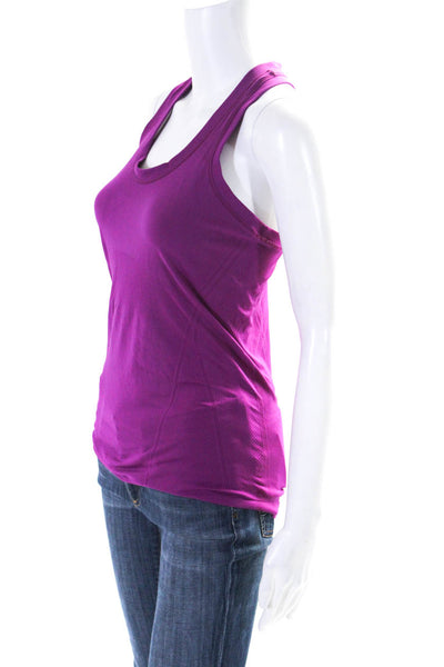 Athleta Womens Sleeveless Racer Back Pullover Tank Top Purple Size Extra Small