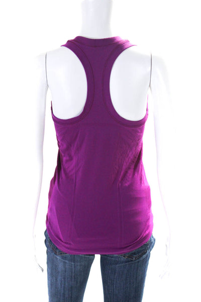 Athleta Womens Sleeveless Racer Back Pullover Tank Top Purple Size Extra Small