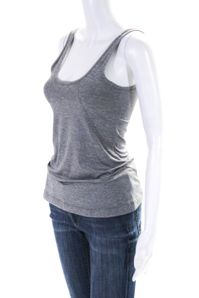 Lululemon Womens Sleeveless Stretch Knit Pullover Athletic Tank Top Gray Size 6