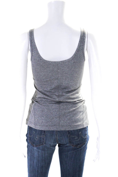 Lululemon Womens Sleeveless Stretch Knit Pullover Athletic Tank Top Gray Size 6