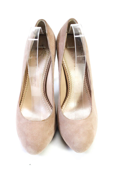 Jean Michel Cazabat Womens Round Toe Slip On Pumps Blush Pink Size 39.5 9.5