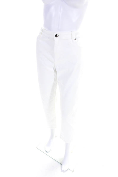 Kate Spade New York Womens High Rise Skinny Jeans White Denim Size 32