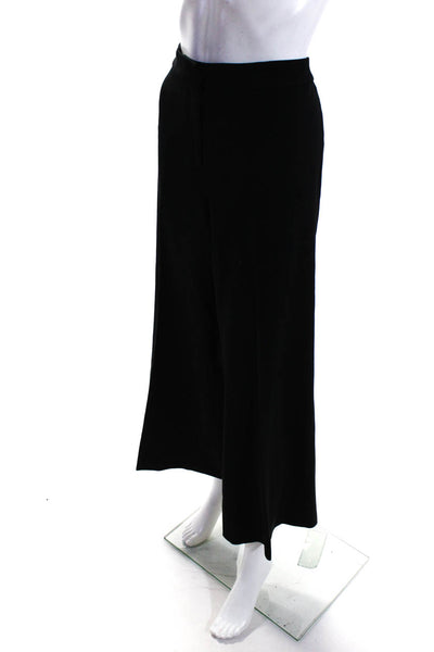 St. John Collection Women's Hook Closure Flat Front Dress Pant Black Size 12