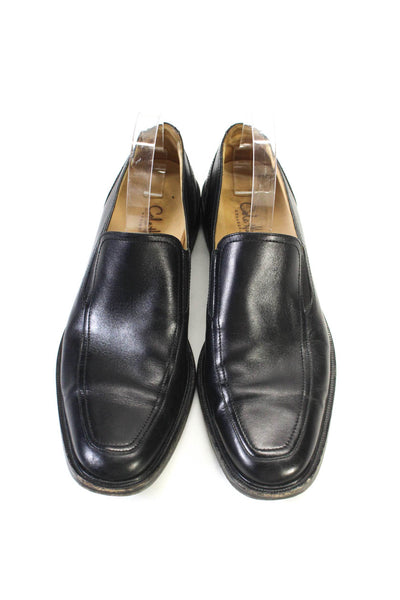 Cole Haan Collection Mens Leather Slide On Dress Loafers Black Size 9 Medium