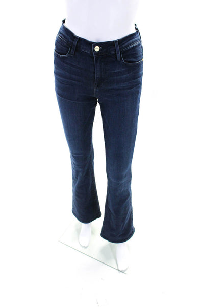 Frame Women's High Waist Five Pockets Dark Wash Bootcut Denim Pant Size 26