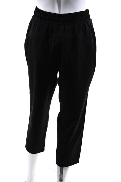 Sweaty Betty Womens Elasticated Drawstring Cropped Jogger Pants Black Size XS