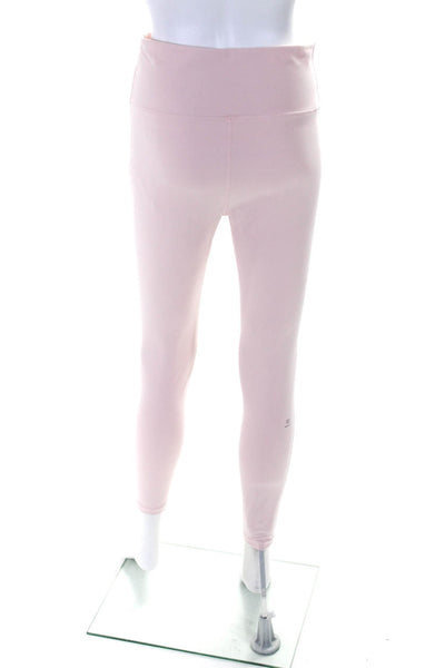 Something Navy Women's Scoop Neck Long Sleeves Two Piece Legging Set Pink Size M