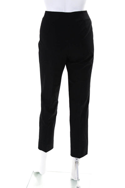 Lafayette 148 New York Women's Flat Front Straight Leg Dress Pant Black Size 6