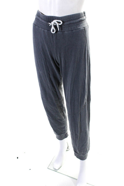 Monrow Womens Casual Drawstring Waist Sweatpants Gray Size L