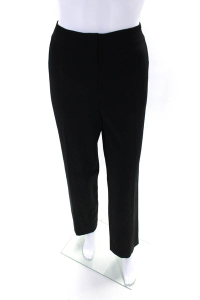 Piazza Sempione Womens Black High Rise Pleated Sophia Dress Pants Size 28