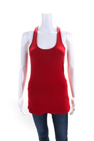 Lululemon Womens Racer Back Sleeveless Pullover Stretch Tank Top Red Size 6