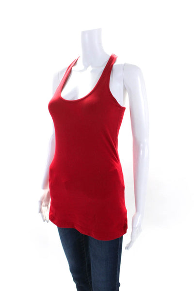 Lululemon Womens Racer Back Sleeveless Pullover Stretch Tank Top Red Size 6