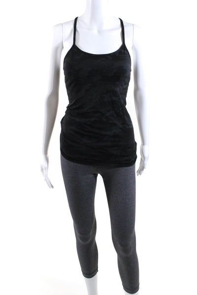 Lululemon Women's High Waist Full Length Two Piece Set Black Size 4