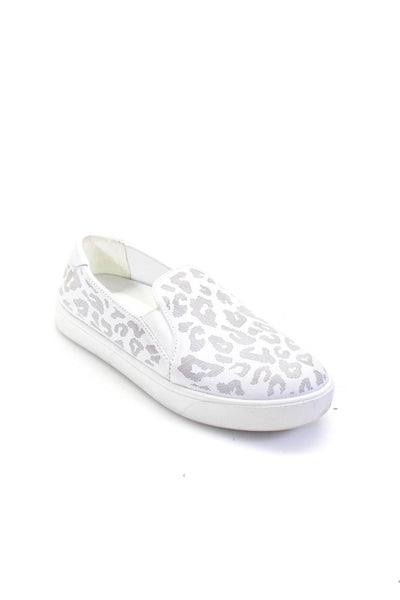 Cole Haan Grand Series Womens Leather Animal Print Sneakers White Size 6.5 B