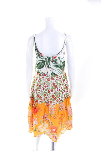 Roller Rabbit Womens Cotton Floral Print Scoop Neck Sundress Multicolor Size XS