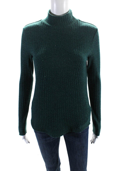 Philosophy By Republic Womens Long Sleeves Turtleneck Sweater Green Size Small