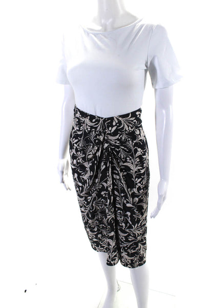 Etoile Isabel Marant Womens Printed A Line Skirt Black White Size EUR 34