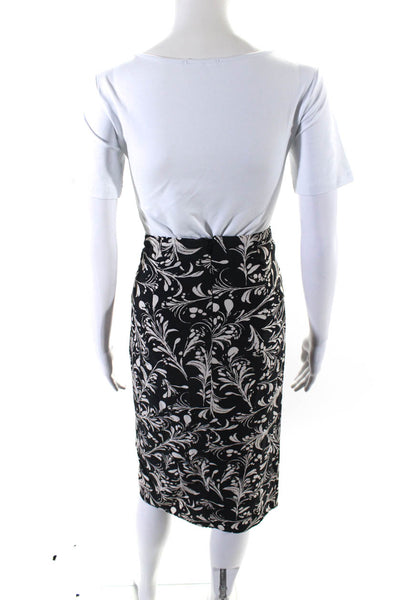 Etoile Isabel Marant Womens Printed A Line Skirt Black White Size EUR 34